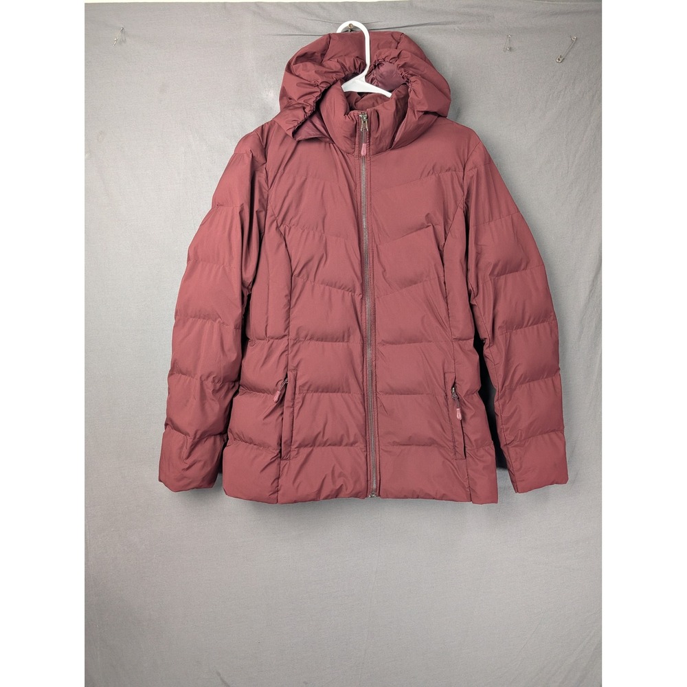 32 Degrees Heat Womens Puffer Jacket Burgundy Small T2312792